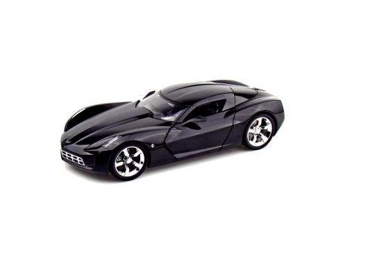 Автомобиль Jada Toys Corvette Stingray Concept 2009 Glossy Black 1:18 черный 96326