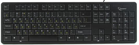 Клавиатура Gembird KB-8340U-BL USB черный