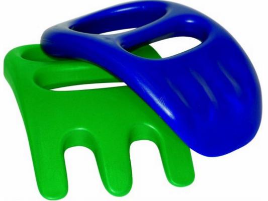 Песочный набор Gowi Совок-рука сине-зеленый 2 предмета