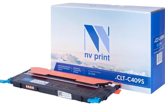 Картридж NV-Print CLT-C409S для Samsung CLP-310 CLP-310N CLP-315 1000стр Голубой