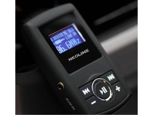 FM трансмиттер Neoline Splash FM microSD USB пульт ДУ черный