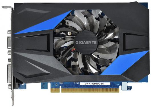 Видеокарта GigaByte GeForce GT 730 GV-N730D5OC-1GI PCI-E 1024Mb GDDR5 64 Bit Retail (GV-N730D5OC-1GI)