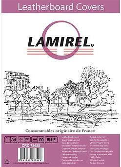 Обложка Fellowes Lamirel A4 синий 100шт LA-7868801