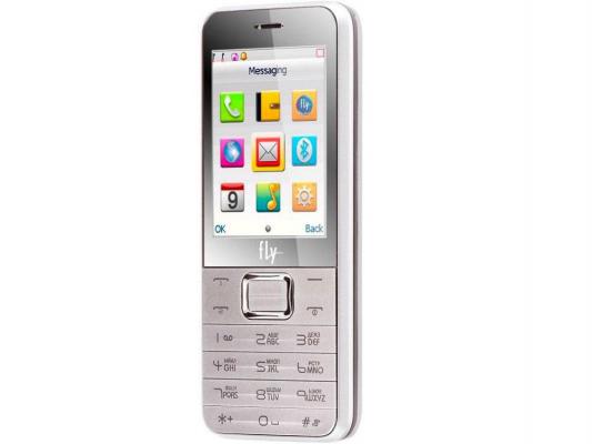 Мобильный телефон Fly TS111+ белый 2.8" 32 Мб 3 симкарты