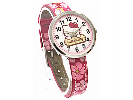Часы наручные аналоговые Hello Kitty 41214 розовый с цветами