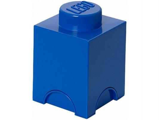 Ящик для игрушек с крышкой Lego 4001 пластик синий