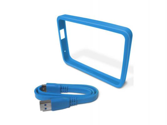 Чехол для HDD 2.5" WD My Passport Ultra WDBZBY0000NBL-EASN + кабель голубой
