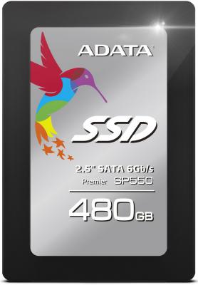 Твердотельный накопитель SSD 2.5" 480 Gb A-Data SP550 Read 560Mb/s Write 510Mb/s TLC