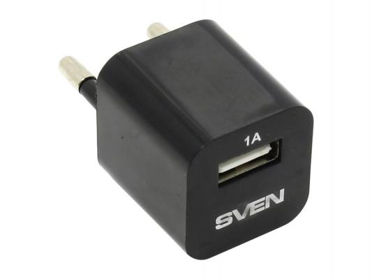 Сетевое зарядное устройство Sven H-113 1A черный