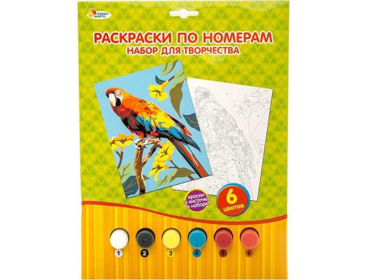 Набор для творчества Multi Art Раскраска по номерам Попугай от 5 лет PBN6036
