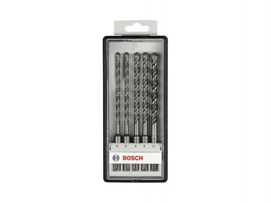 Набор буров Bosch Robustline SDS-PLUS 6/6/8/8/10мм 2607019928