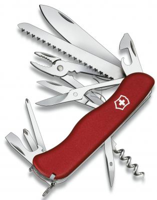 Нож перочинный Victorinox Hercules 0.9043 с фиксатором лезвия 18 функций красный