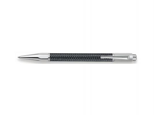 Шариковая ручка Caran d`Ache Varius Carbon 3000 SP чернила черные корпус серебристый 4480.017