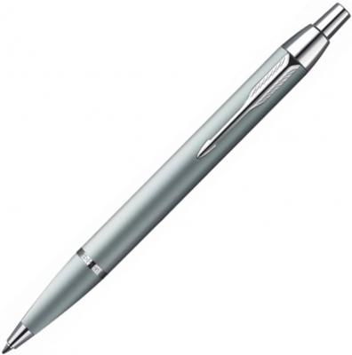 Шариковая ручка автоматическая Parker IM Metal K221 синий M S0856450