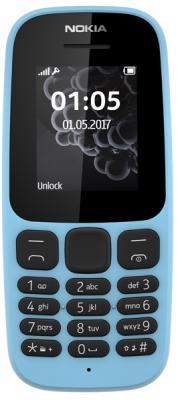 Мобильный телефон NOKIA 105 TA-1010 синий (A00025706)
