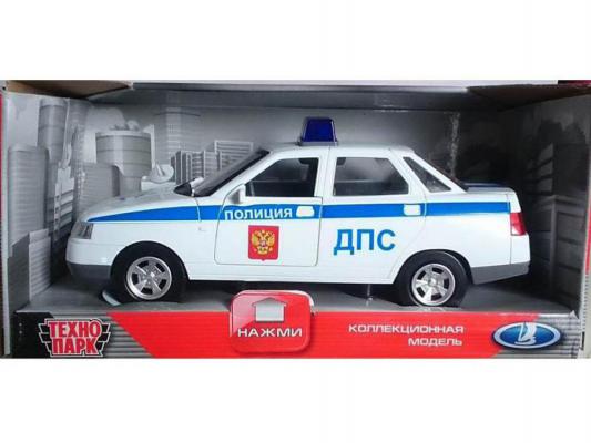 Автомобиль Технопарк Lada 110 Полиция ДПС инерционный белый 1 шт 18 см А553-Н11060