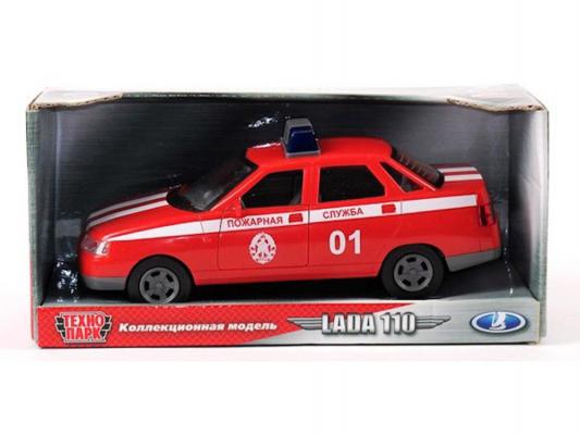 Автомобиль Технопарк Lada 110 Пожарная служба инерционный красный 1 шт А553-Н11058