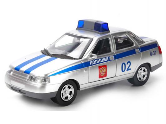 Автомобиль Технопарк Lada 110 Полиция инерционный серебристый 1 шт 18 см А553-Н11059