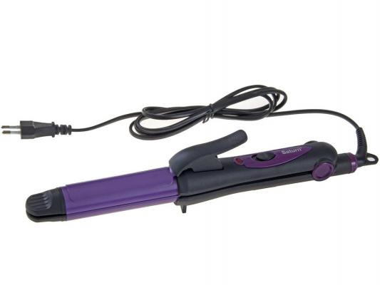 Выпрямитель волос Saturn ST-HC 7361 чёрный фиолетовый