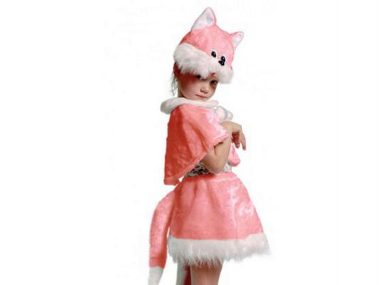 Карнавальный костюм КАРНАВАЛиЯ Кошечка розовая (плюш) 128 см до 7 лет 89025