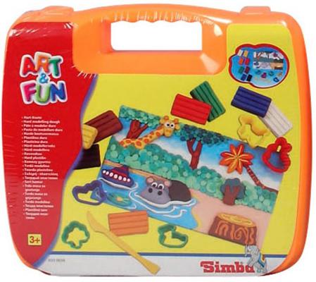 Набор для творчества Simba с твердым пластилином (в оранжевом чемоданчике) от 3 лет 6330639