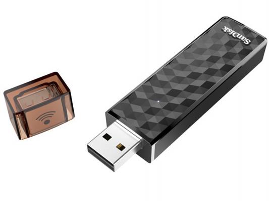 Флешка USB 32Gb SanDisk Connect Wireless Stick SDWS4-032G-G46 черный