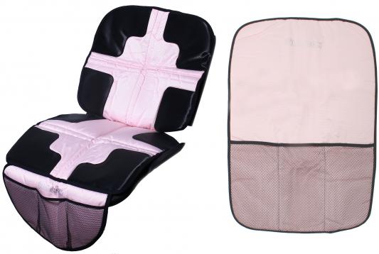Набор: чехол на автомобильное кресло + органайзер Welldon (pink)