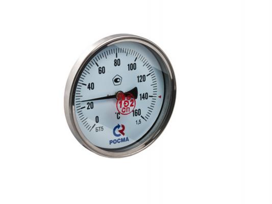 Термометр БT-51 Dy100 с задн. подкл., 1/2" 0-160*
