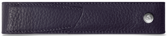 Футляр Carandache Leman Leather для 1 ручки кожа синий 6201.449