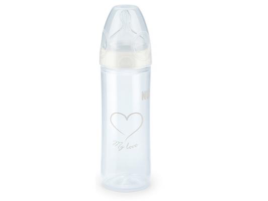 Бутылочка для кормления NUK First Choice New Classic с соской латексной М р.2 белый 250 мл с 6 месяцев 10741646