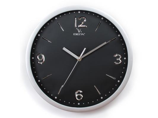 Часы настенные Вега Черная классика Н0248В