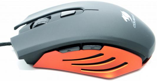 Мышь проводная COUGAR 200M чёрный оранжевый USB