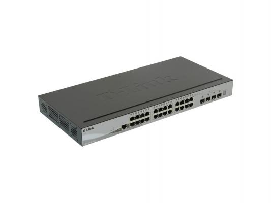Коммутатор D-Link DGS-1510-28XS/ME/A1A управляемый 24 порта 10/100/1000Mbps 4xSFP
