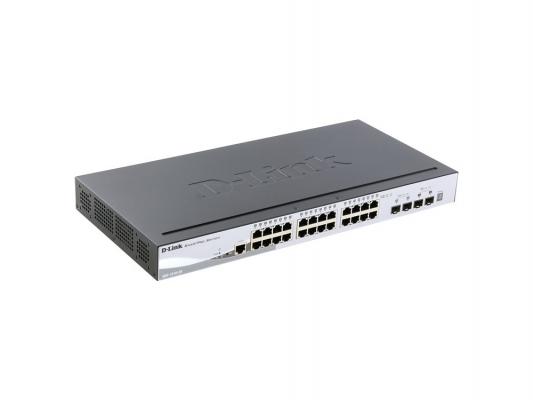 Коммутатор D-Link DGS-1510-28XMP/ME/A1A управляемый 24 порта 10/100/1000Mbps 4xSFP