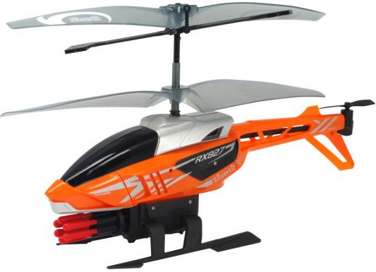 Вертолёт на радиоуправлении Silverlit со стрелами Helli Sniper пластик от 14 лет оранжевый