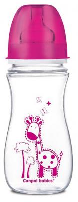 Бутылочка для кормления Canpol EasyStart 300 мл с 9 месяцев розовый 35/204