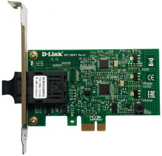 Сетевой адаптер D-Link DFE-560FX/A1A 10/100Mbps