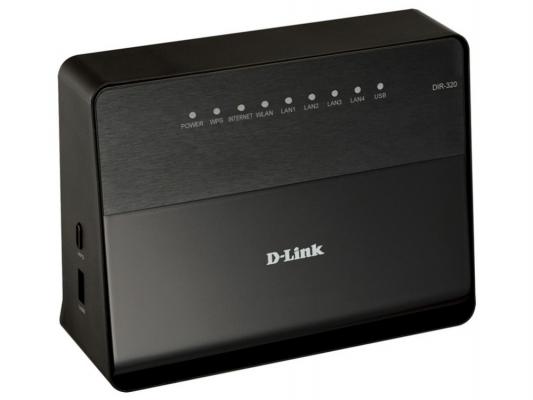 Беспроводной маршрутизатор D-Link DIR-320A/A1A 802.11g 54Mbps 4xLAN