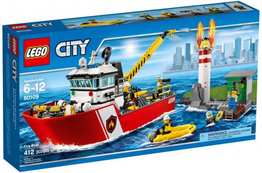 Конструктор Lego City Пожарный катер 412 элементов 60109