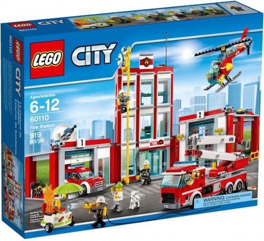 Конструктор Lego City Пожарная часть 919 элементов 60110