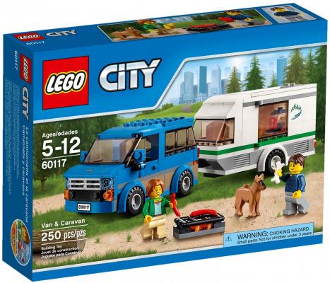 Конструктор LEGO City Фургон и дом на колёсах 250 элементов 60117