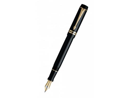 Ручка перьевая Parker Duofold F77 перо F черный S0690330