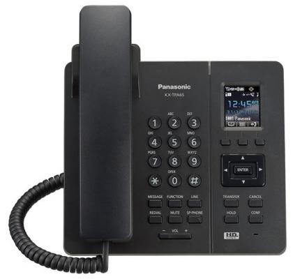 Телефон IP Panasonic KX-TPA65RUB черный