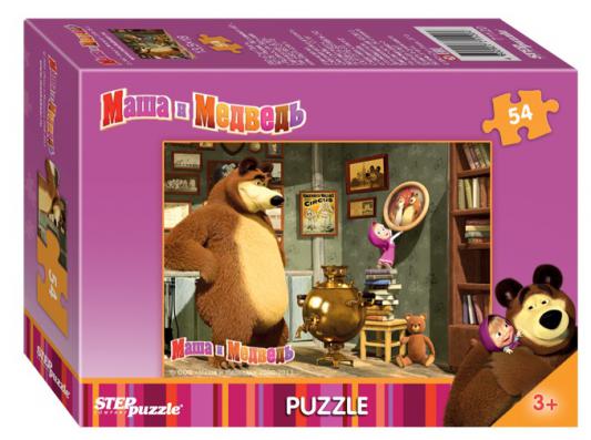 Пазл Step Puzzle Маша и Медведь с картиной 54 элемента 71120