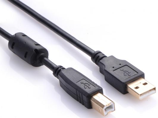 Кабель USB 2.0 AM-BM 5.0м Premium Greenconnect GCR-UPC3M-BD2S-5.0m