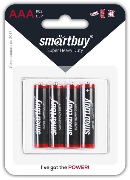 Батарейки Smartbuy SBBZ-3A04B AAA 4 шт