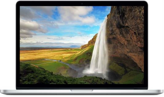 Ноутбук Apple MacBook Pro 15.4" 2880x1800 Intel Core i7 256 Gb 16Gb Intel Iris Pro Graphics 5200 серебристый Mac OS X Z0RF0004H