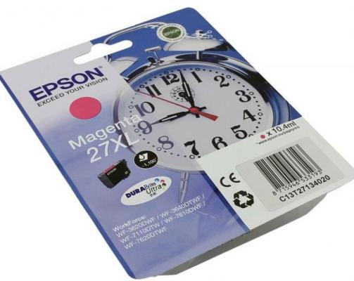 Картридж Epson CLI-471XLM для Epson WorkForce WF-3620 1100стр Пурпурный