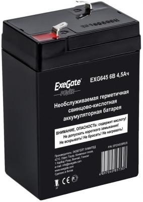 Батарея Exegate 6V 4.5Ah EXG645