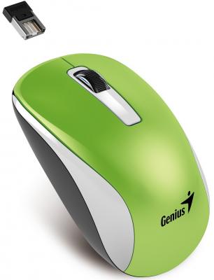 Мышь беспроводная Genius NX-7010 белый зелёный USB
